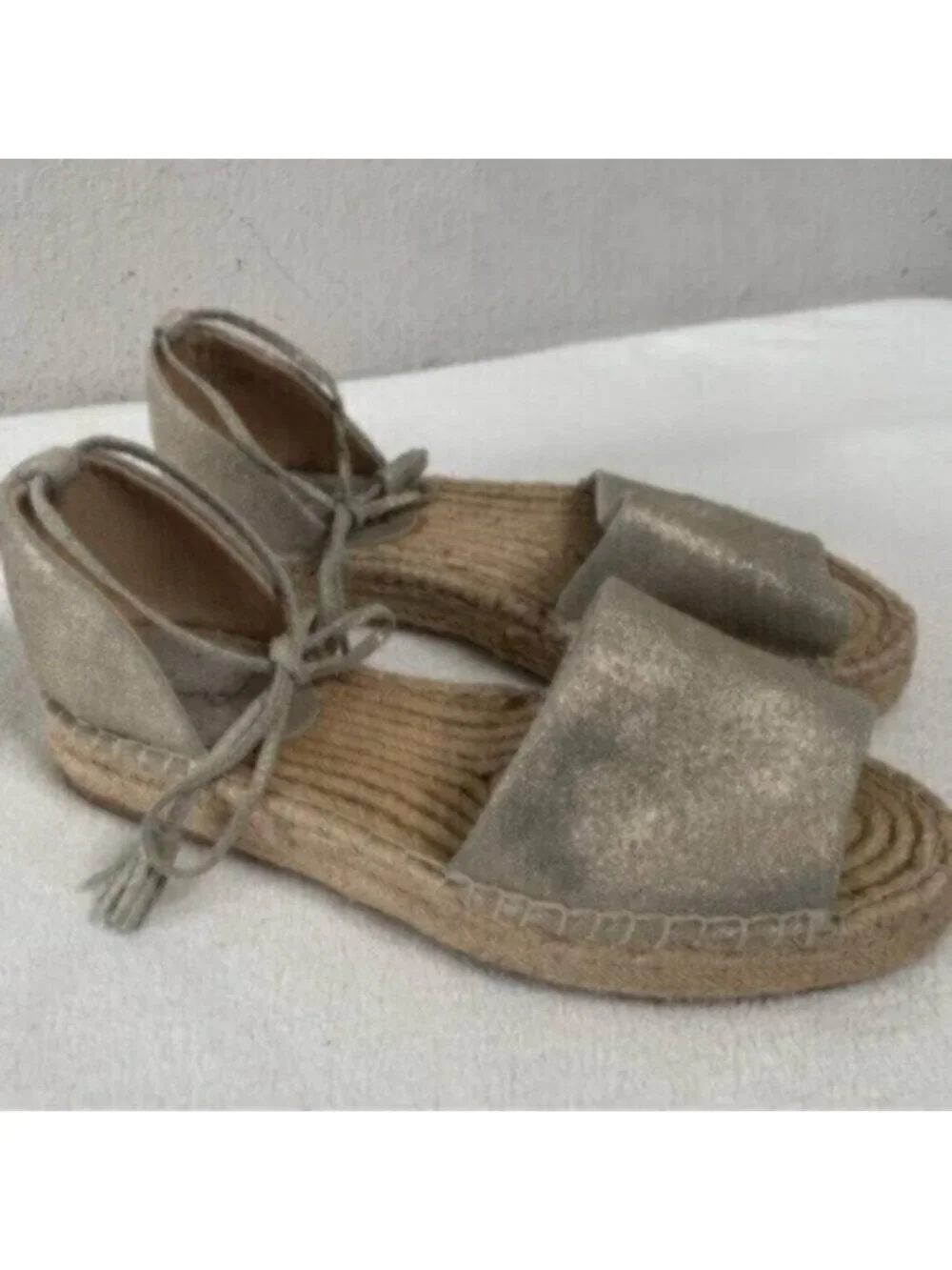 Splendid Edna Gold Tone Espadrilles